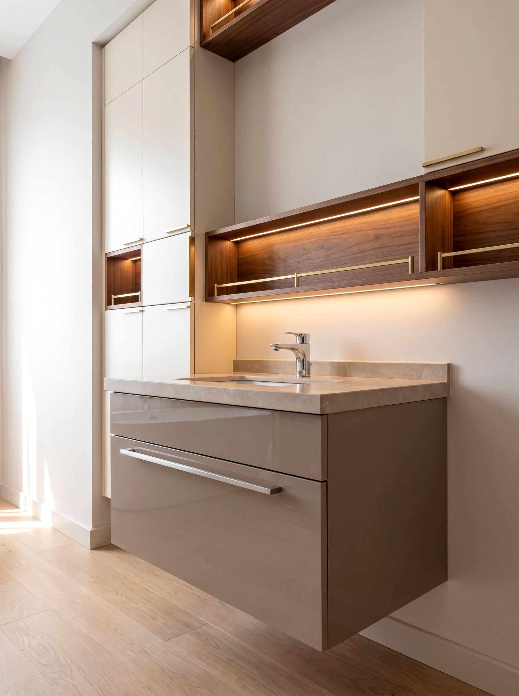 Gloss lacquer, taupe