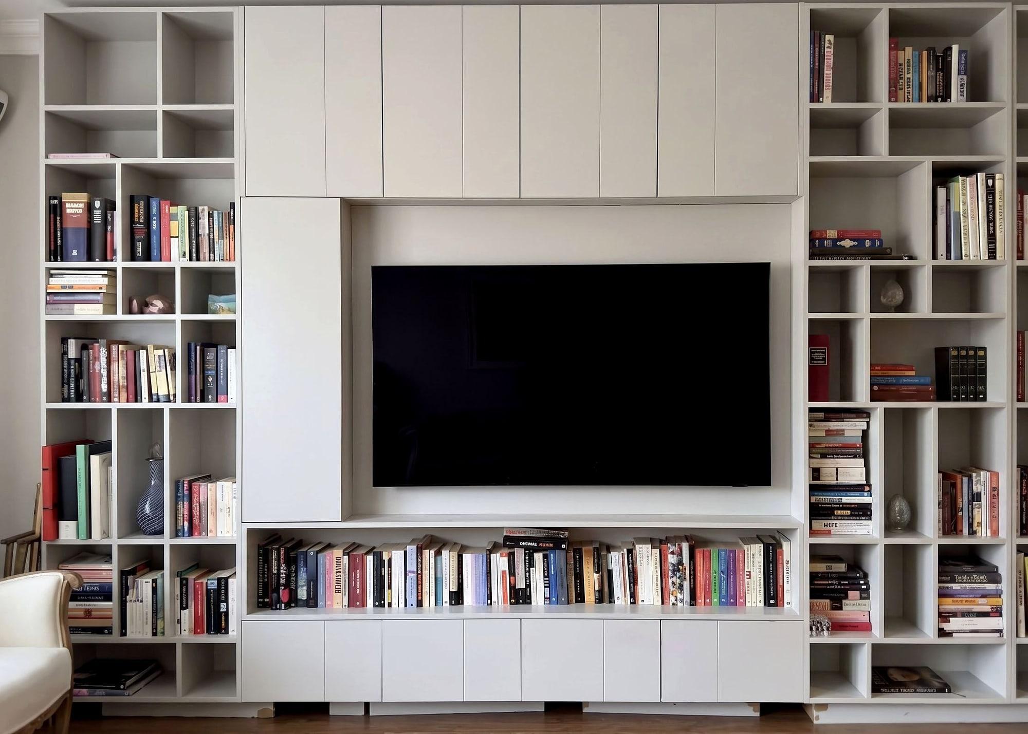 The Library Wall — Living room