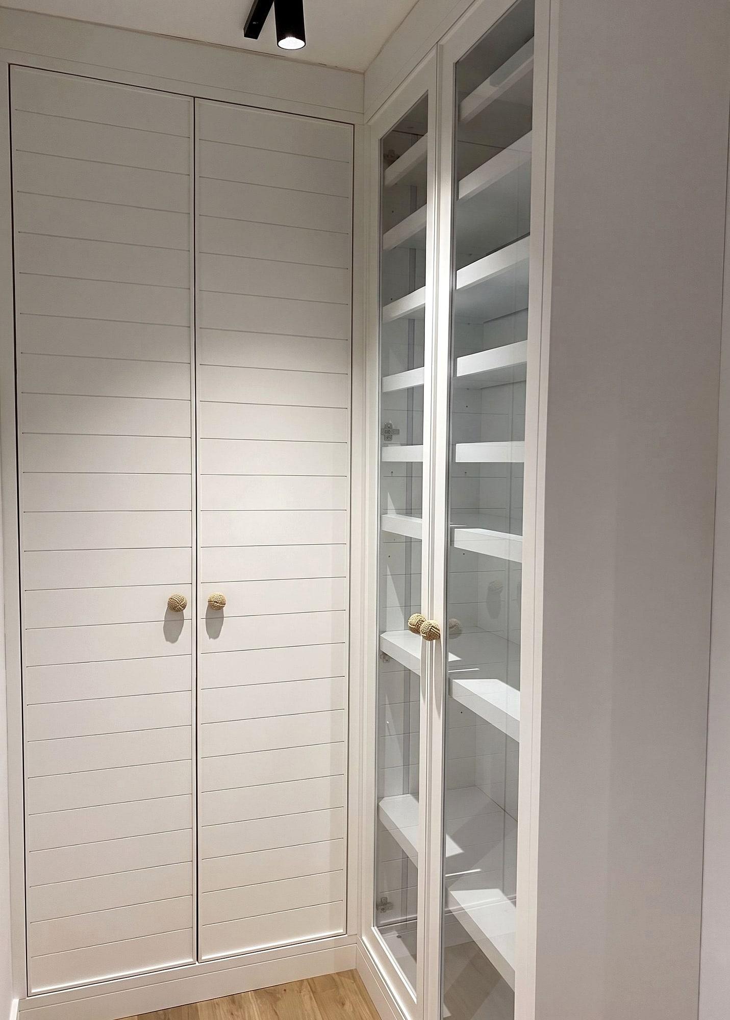 The Louvered Wardrobe — Bedroom